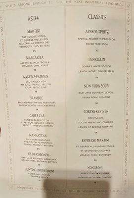 Menu photo 3 The Big Four San Francisco, CA Menu photo 3 The Big Four San Francisco, CA