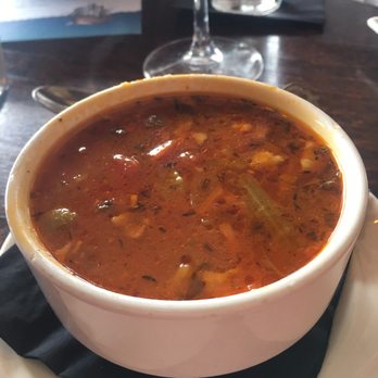 Rusty Pelican - Lunch: gumbo - it was tomato based and very good! - Seafood Near Me - Tampa, Florida Rusty Pelican - Lunch: gumbo - it was tomato based and very good! - Seafood Near Me - Tampa, Florida