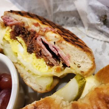 Porter Books & Bread - Yes that is pickles, house-made pickles, on my egg sandwich! - Sandwiches Near Me - Indianapolis, Indiana