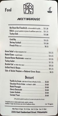 Menu photo 5 Meetinghouse Philadelphia, PA Menu photo 5 Meetinghouse Philadelphia, PA