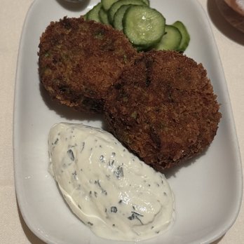 Kokkari Estiatorio - Kolokithokeftethes/Zucchini Cakes - Greek Near Me - San Francisco, California Kokkari Estiatorio - Kolokithokeftethes/Zucchini Cakes - Greek Near Me - San Francisco, California