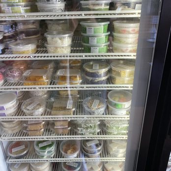 SriPraPhai Thai Restaurant - Fridge where you can buy desserts and small dishes to take home - Thai Near Me - Woodside, New York SriPraPhai Thai Restaurant - Fridge where you can buy desserts and small dishes to take home - Thai Near Me - Woodside, New York