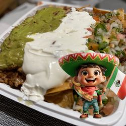 Taqueria Los Gallos Express - La vida es buena, comamos super nachos. (Translation: this is a cheeseburger)