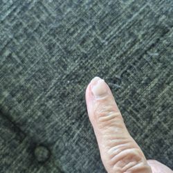 Schibolo Nails N Spa - One of four different nails peeling away due to very poorly done dipped nails.