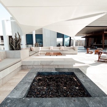Nobu - Fire pit in outdoor lobby - Hotels Near Me - Cabo San Lucas, BCS Nobu - Fire pit in outdoor lobby - Hotels Near Me - Cabo San Lucas, BCS