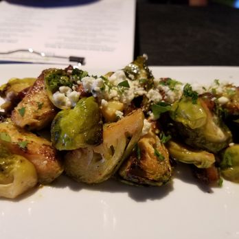 Colton's Social House - Brussel sprouts- slow roasted apple smoked bacon/gorgonzola cheese/medjool date/honey butter brussel sprouts!!! - New American Near Me - Clovis, California Colton's Social House - Brussel sprouts- slow roasted apple smoked bacon/gorgonzola cheese/medjool date/honey butter brussel sprouts!!! - New American Near Me - Clovis, California