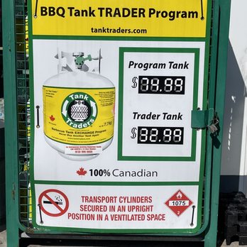 Shell - June 2022 - Propane tank: Exchange $32.99 New tank $74.99  Firewood $11.99 per bag - Gas Stations Near Me - Etobicoke, Ontario