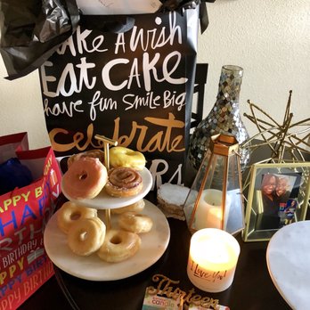Top Spot Donuts - donuts on a table with a sign - Donuts Near Me - Broken Arrow, Oklahoma Top Spot Donuts - donuts on a table with a sign - Donuts Near Me - Broken Arrow, Oklahoma