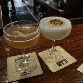 Ragtime - BRANDY CRUSTA | Brandy, Triple, Luxardo Maraschino, Lemon, Ango, Sugar Rim FIG & FOAM | New Amsterdam Gin, Fig, Vanilla, Lime, Egg White - Pubs Near Me - Arlington, Virginia