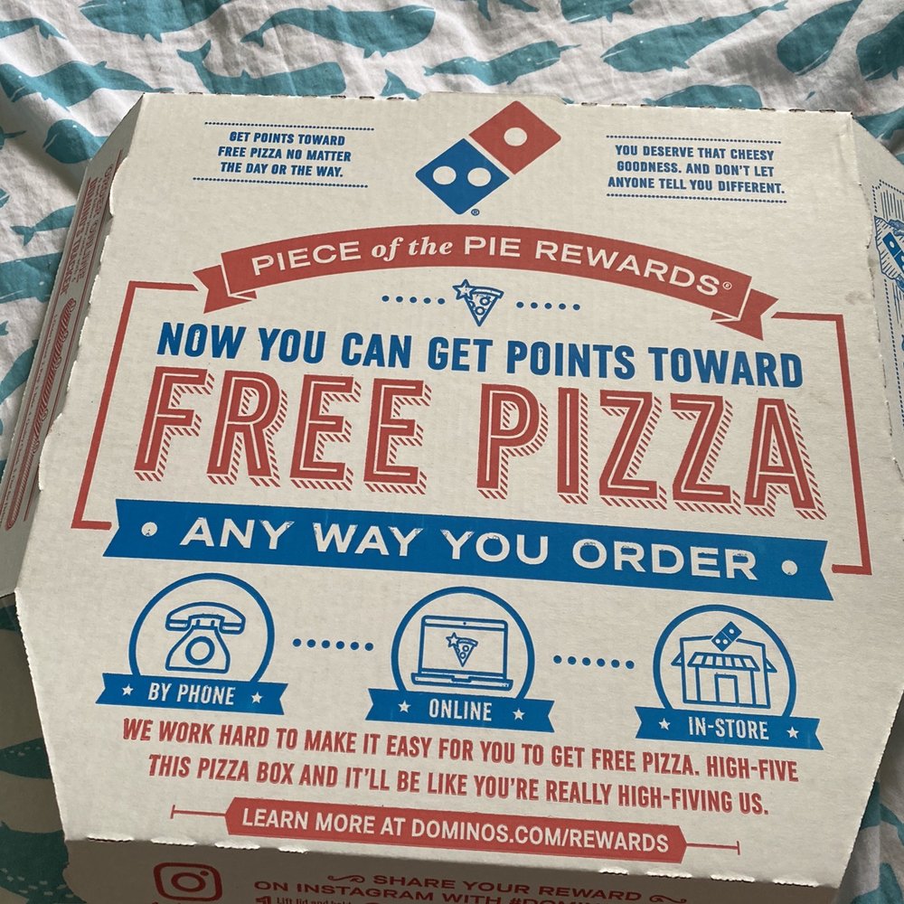 Domino's Pizza - a box of free pizza - Pizza Near Me - Waterville, Maine Domino's Pizza - a box of free pizza - Pizza Near Me - Waterville, Maine