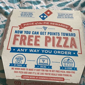 Domino's Pizza - a box of free pizza - Pizza Near Me - Waterville, Maine Domino's Pizza - a box of free pizza - Pizza Near Me - Waterville, Maine