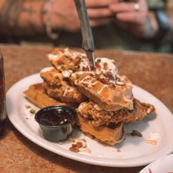 Huckleberry's - Chicken and Stacked Chicken & Waffles