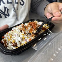 Bubbakoo's Burritos - First bite! So yummy