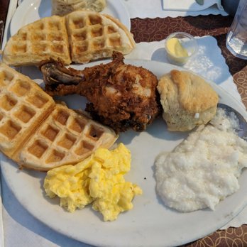 Lois the Pie Queen - Half of a fried chicken special + waffle - Desserts Near Me - Oakland, California Lois the Pie Queen - Half of a fried chicken special + waffle - Desserts Near Me - Oakland, California