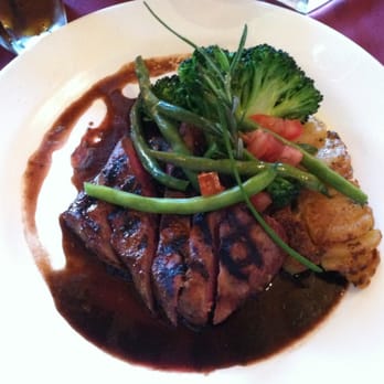 Opal - Flat iron steak with port wine reduction. Amazing! - Seafood Near Me - Santa Barbara, California Opal - Flat iron steak with port wine reduction. Amazing! - Seafood Near Me - Santa Barbara, California