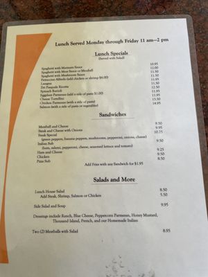 Menu photo 1 Pasquale’s Italian Restaurant Beckley, WV Menu photo 1 Pasquale’s Italian Restaurant Beckley, WV