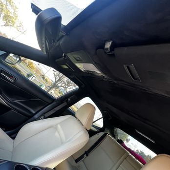 Headliner Repair Nunez - Black suede headliner - Auto Upholstery Near Me Headliner Repair Nunez - Black suede headliner - Auto Upholstery Near Me