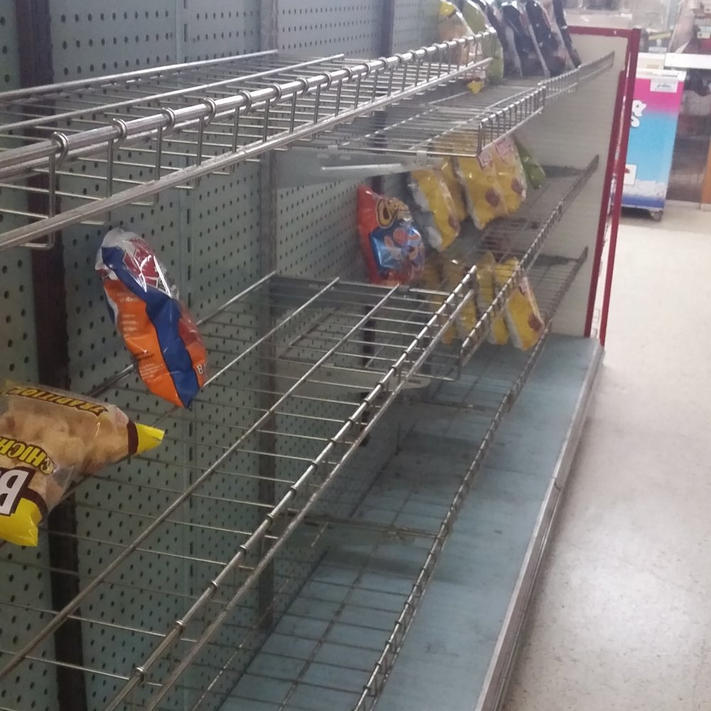Norman's Food Store - shelves with snacks and drinks - Convenience Stores Near Me - Jacksonville, Florida