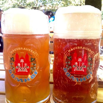 Hausbrauerei Domhof - Left (Blond) right (helles) - Breweries Near Me - Speyer, RP Hausbrauerei Domhof - Left (Blond) right (helles) - Breweries Near Me - Speyer, RP