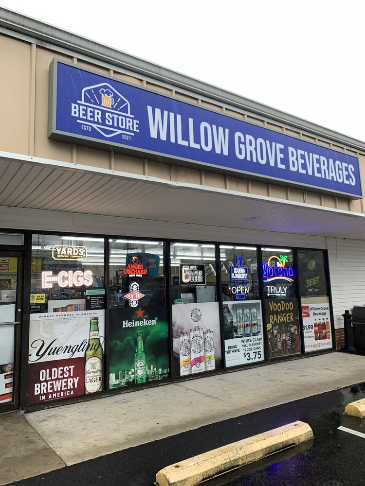 WILLOW GROVE BEVERAGES Updated October 2024 811 N Easton Rd, Willow