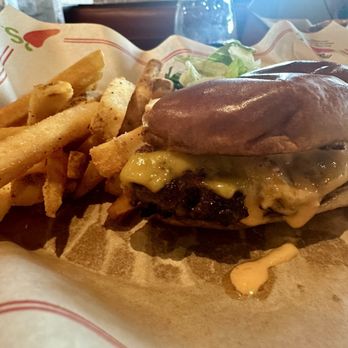 Chili's - Smash burger split (came with fries, soup and a drink) 3 for me special. - Tex-Mex Near Me - Fresno, California Chili's - Smash burger split (came with fries, soup and a drink) 3 for me special. - Tex-Mex Near Me - Fresno, California