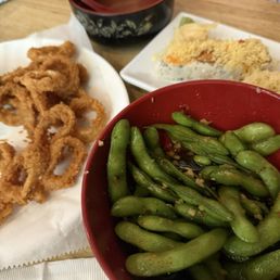 Calamari & Spicy Edamame Calamari & Spicy Edamame