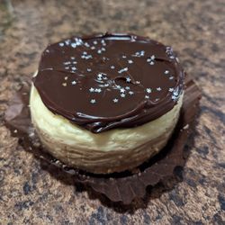 The Cake Fairy - Espresso cheesecake that almost made me cry it was so good- those pretty stars are edible sugar & don't interfere with texture or taste