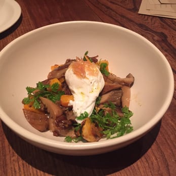Nopa - Poached egg with mushrooms and sausage. - New American Near Me - San Francisco, California