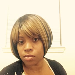 Wig World - Cute and 90's styled hair bob dark brown with blonde streaks..
I may also get Champagne soon. It's at Janet collection.
Online purchase.