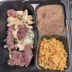 Rosa's Café & Tortilla Factory - A few pieces of meat on a bed of basically onions. Disappointing.