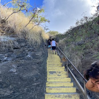 Diamond Head State Monument - One of the staircases to the top - Parks Near Me - Honolulu, Hawaii
