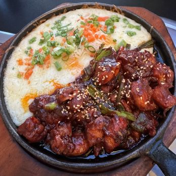 Hanshin Pocha - Grilled chicken with cheese - Korean Near Me - Los Angeles, California Hanshin Pocha - Grilled chicken with cheese - Korean Near Me - Los Angeles, California