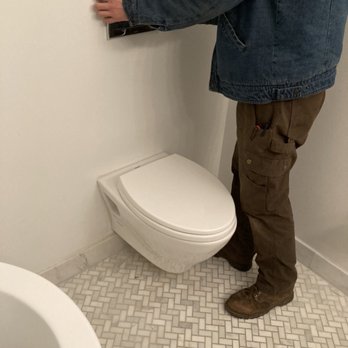 EKR - Newly installed wall hung toilet. - Plumbing Near Me - Abington, Pennsylvania EKR - Newly installed wall hung toilet. - Plumbing Near Me - Abington, Pennsylvania