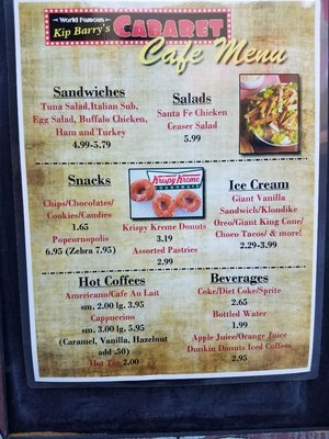 Menu photo 2 Kip Barry's MAGICAL Cabaret Anaheim, CA