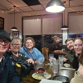 Rapone Brick Oven - Happy family and empty plates. - Pizza Near Me - North Myrtle Beach, South Carolina