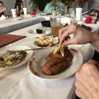SASS - Bayou Platter - dinner portion, fried grouper - Southern Near Me - Thomasville, Georgia