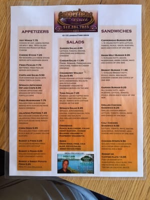 Menu photo 2 Copperhead Grill Lago Vista, TX