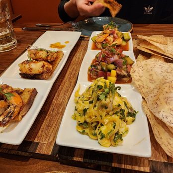 Casa Del Toro - Ceviche trio and gambas - Latin American Near Me - Hayward, California Casa Del Toro - Ceviche trio and gambas - Latin American Near Me - Hayward, California
