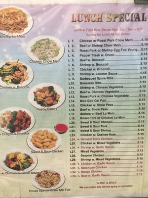Menu photo 1 China King Mount Union, PA