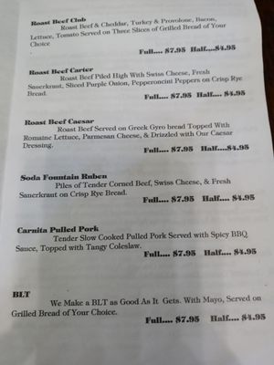 Menu photo 3 Soda Fountain Eatery Anadarko, OK Menu photo 3 Soda Fountain Eatery Anadarko, OK