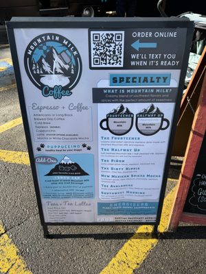 Menu photo 2 Mountain Milk Coffee Lakewood, CO