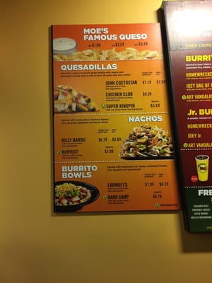 Menu photo 2 Moe's Southwest Grill Alachua, FL Menu photo 2 Moe's Southwest Grill Alachua, FL
