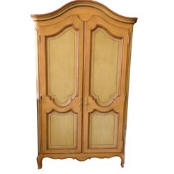 Verdigris Vintage - Vintage French Provincial armoire.  Could be used to hide a TV or add some shelves and you've got a gorgous storage cabinet.
