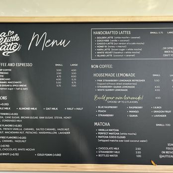 A Little A Latte - Coffee & Tea Near Me