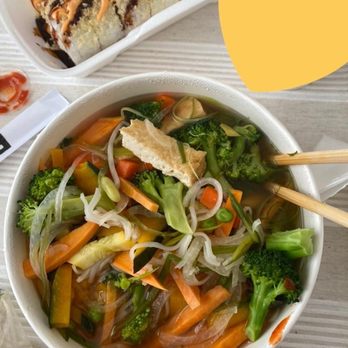 Pho & Roll - PHO Vegetable and Tofu and a 45. Crunch Roll so yummy - Vietnamese Near Me - Whittier, California Pho & Roll - PHO Vegetable and Tofu and a 45. Crunch Roll so yummy - Vietnamese Near Me - Whittier, California