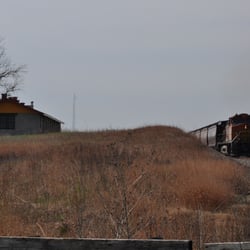 Matfield Station - Looking south as a BNSF Grain Train passes by.