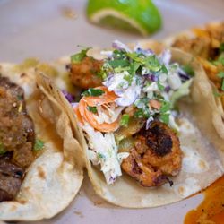 Lola Gaspar - Ribeye & Shrimp Tacos