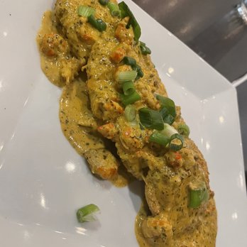 Cork & Cleaver - Fried Green Tomatoes with Crawfish Remoulade - Gastropubs Near Me - Montgomery, Alabama Cork & Cleaver - Fried Green Tomatoes with Crawfish Remoulade - Gastropubs Near Me - Montgomery, Alabama