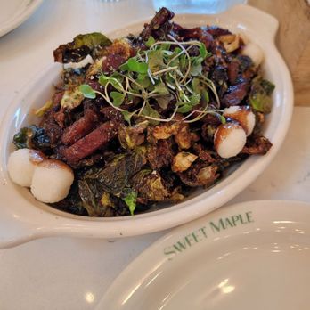 Sweet Maple - Crispy Brussels Sprouts - New American Near Me - Walnut Creek, California Sweet Maple - Crispy Brussels Sprouts - New American Near Me - Walnut Creek, California