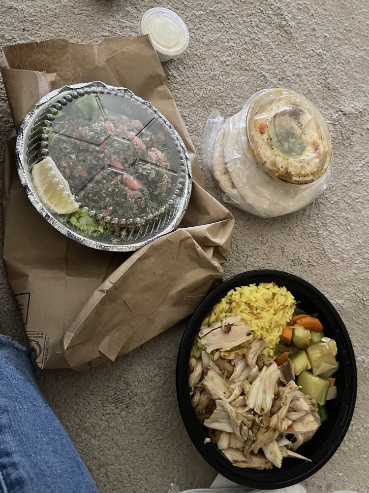 Food from Nile Restaurant Hyde Park